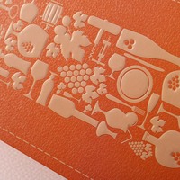 Boîte pliable en tissu de cuir orange boîte cadeau magnétique boîtes d'emballage de vin en carton en forme de livre