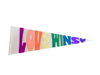 Drapeau en feutre brodé personnalisable Décoration murale de chambre d'enfant et bannière de fête pour fêtes et événements