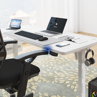 Bureau de travail ergonomique moderne à hauteur réglable, prix usine, pour salles de sport et espaces commerciaux, avec moteur unique pour position assise-debout