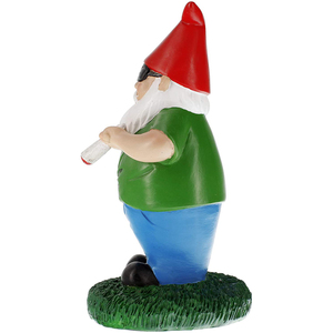 Interior Exterior Césped Decoración Niños Amigos Regalo divertido Fumar Gnomo Estatua de jardín - Product Image 4