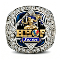 Bague de championnat personnalisée 2026 en filigrane, vente en gros, superbes bagues de championnat de baseball personnalisées plaquées or blanc