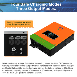อินเวอร์เตอร์โซลาร์ไฮบริดแบบออนกริดและออฟกริด รุ่นล่าสุดปี 2024 ขนาด 3.6kw 4.2kw 6.2kw พร้อมระบบ MPPT และเอาต์พุต AC สำหรับบ้าน - Product Image 4