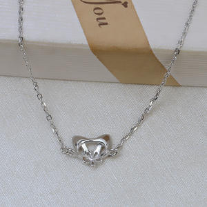 Bracelet tête de chat en argent S925 fait main, accessoires de bricolage pour femmes avec 7-8 perles semi-finies vides, lot de 2718 pour colliers - Product Image 4