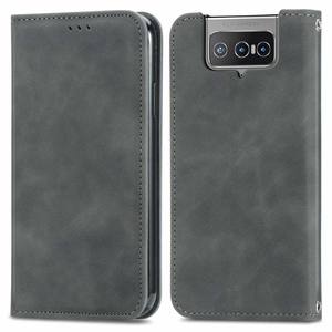 เคสโทรศัพท์แบบฝาพับหนัง PU ที่เป็นมิตรต่อผิวสำหรับ Asus <span class=keywords><strong>ZenFone</strong></span> <span class=keywords><strong>8</strong></span>ดีไซน์แบบพับได้พร้อมขาตั้งและช่องใส่บัตร - Product Image 4