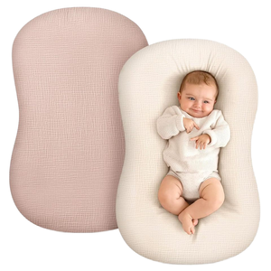 Couvertures de chaise longue pour nouveau-né Couvre-oreiller en mousseline 0-12 mois Siestes confortables à la maison pour les tout-petits Literie pour enfants - Product Image 1