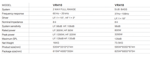 Chuyên nghiệp vr410 hoạt động/thụ động giai đoạn hệ thống âm thanh <span class=keywords><strong>18</strong></span>-<span class=keywords><strong>inch</strong></span> matriz lineal gỗ chuyên nghiệp loa 4ohm altavoces de matriz - Product Image 2