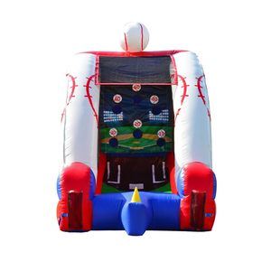 Jeu de lancer de baseball gonflable en PVC de qualité commerciale avec souffleur, multi-cibles, pour intérieur et extérieur – Offre spéciale - Product Image 1