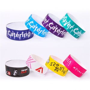 Bracelets Tyvek jetables personnalisés et étanches pour festivals de musique, événements, autres fêtes et décorations - Product Image 2