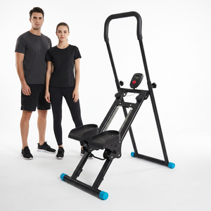 Máquina de Escaleras Verticales para Interiores con Marco de Acero y Pantalla LCD, 3 Niveles de Altura Ajustable - Product Image 1