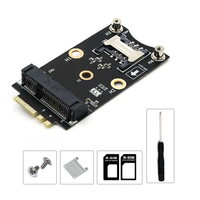 Adaptador Youyeetoo X1 4G Mini PCI-E a M.2 NGFF Clave A/E con Ranura para Tarjeta SIM, Módulos Ethernet y de Comunicación