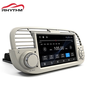 Rhythm 7 Inch Ips Linux Car Radio For Fiat 500 2007 2015 Wireless Carplay Android <b>Auto</b> Steering Wheel Control Fm Radio - Product Image 1