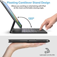 Clavier sans fil capacitif magique PS/2 pour iPad Air 11 pouces Pro 10,9 pouces magnétique