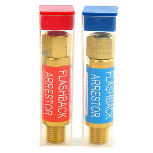 Manomètre tout en cuivre G3/8 pour oxygène et acétylène avec dispositif anti-retour, équipement de soudage pour le commerce extérieur, détecteur - Product Image 3