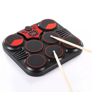 Tambores silenciosos con instrumentos <span class=keywords><strong>de</strong></span> mesa <span class=keywords><strong>de</strong></span> percusión portátiles Práctica para niños principiantes Instrumentos musicales para niños - Product Image 4