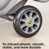 Poussette pratique pour enfants, valise-chariot, valise de voyage pour enfants en avion, bagage à main grande capacité pour enfants