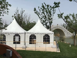 Gazebo da Giardino 3x3 m, 4x4 m, 5x5 m, 6x6 m, Tenda a Pagoda per Cerimonie, Ricevimenti, Matrimoni e Feste - Product Image 5