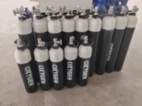 Hélium — bouteille de gaz de plongée haute pression 12L 20L 50l, cylindre du taux d'oxygène, vide, haute qualité