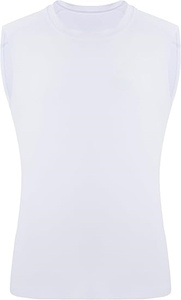 Canotta Senza Maniche per Ragazzi, Asciugatura Rapida, Personalizzabile, Top Sportivo Bianco per Basket - Product Image 2