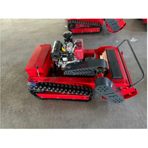 <strong>Used</strong> Remote-Controlled Fully Automatic Self-Propelled Garden Orchard Lawn Mowing Machine With Genuine Engine for Home Use