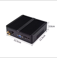 Increíble Mini PC industrial N2830 J1800 Bajo consumo de energía Pantalla dual Oficina/Computadora de juegos Chasis integrado OEM/ODM