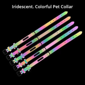 <span class=keywords><strong>Collar</strong></span> de perro mascota ajustable duradero de lujo personalizado al por mayor, conjunto de <span class=keywords><strong>collar</strong></span> y correa reflectante de cuero PU para perros y gatos - Product Image 6