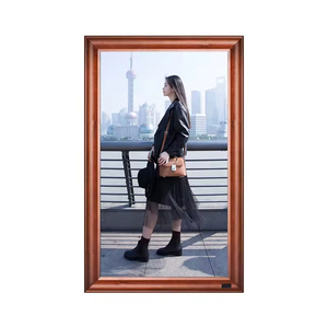 Oem 32 inch Android Khung ảnh kỹ thuật số 1920*1080 Màn hình 32GB Bộ nhớ Loại C Cổng Video phát lại MP3 âm thanh đồng hồ trang trí - Product Image 6