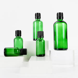 Nouveauté 2026 Bouteille d'huile en verre avec logo personnalisé Ambre Vert Noir Clair Bleu 5ml 10ml 15ml 30ml 50ml 100ml - Product Image 5