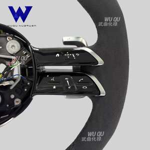 Pour <span class=keywords><strong>Mercedes</strong></span> Benz, adapté aux modèles BCE GLS GLA SC63W205W204W2132012-2021, nouveau volant en cuir pleine fleur et daim, modification professionnelle - Product Image 3