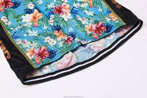 Maillot de cyclisme à manches courtes à séchage rapide avec imprimé floral tropical personnalisable, équipement de cyclisme sur route, vêtements de cyclisme personnalisés - Product Image 6