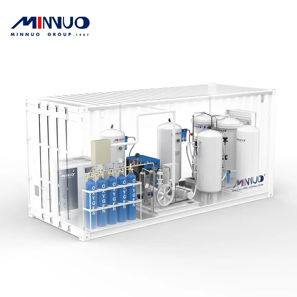 Minnuo Marke 10 nm3 20 nm3 50 nm3 80 nm3 PSA VPSA Kryogene Stickstoff-Sauerstoff generator anlage medizinische industrielle Verwendung über 95% Reinheit