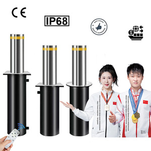 自动液压升降护柱遥控不锈钢安全伸缩安全柱护柱 - Product Image 3