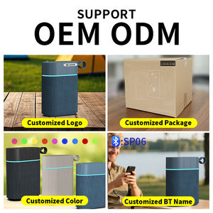 Altavoz portátil para exteriores a prueba de agua IPX6 de 40W con iluminación LED RGB Fácil de llevar Gabinete de plástico de 4000mAh 2,1 Barra de sonido - Product Image 4