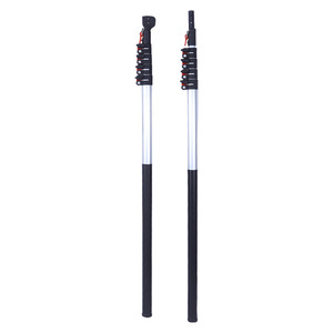 Perche télescopique en alliage d'aluminium <span class=keywords><strong>pour</strong></span> élagage en hauteur, avec <span class=keywords><strong>pince</strong></span> à double boucle, <span class=keywords><strong>pour</strong></span> l'élagage des branches hautes des arbres fruitiers en extérieur - Product Image 5
