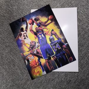 Imagen Lenticular 3D Personalizada de Alta Calidad de Jugador de Baloncesto, Imagen Lenticular 3D de <span class=keywords><strong>Kobe</strong></span> para Decoración de Paredes del Hogar - Product Image 3
