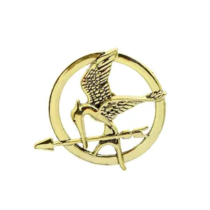 Broches de Metal de Moda con Diseño de Aves, Estilo Vintage Popular de Los Juegos del Hambre, Regalos de Cosplay - Product Image 2