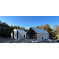 Magnifique villa de luxe préfabriquée avec un design moderne en ossature légère en acier