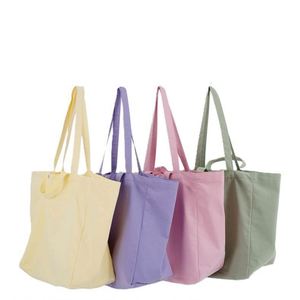 Sacs fourre-tout en toile personnalisés, sacs de shopping réutilisables avec logo imprimé, mignons et personnalisés, pour femmes, 34x36x18cm, avec bandoulière - Product Image 1