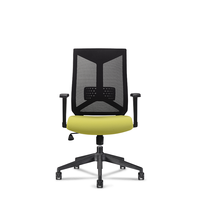 Chaise de bureau moderne avec dossier en forme de Y, accoudoirs doux au toucher, maille respirante, pour la maison, la salle de conférence, chaise pour ordinateur