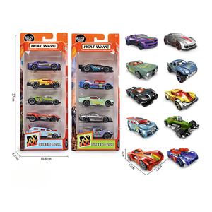 รถของเล่นโลหะผสมขนาดเล็ก PANDAS NEW 5 คัน รุ่น 1:64 ล้อหมุนได้ ของเล่นรถแข่งแบบไดแคสต์ ชุดของเล่นรถของเล่น - Product Image 1