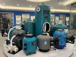 Tích hợp bể bơi Lọc Cát Máy bơm cát thép sợi thủy tinh ghế với khung thép không gỉ chức năng làm sạch hồ bơi - Product Image 6