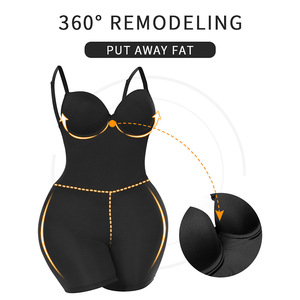 Nuevo mono sin espalda Traceless, contracción <span class=keywords><strong>Abdominal</strong></span>, acolchado ajustable, mejora las nalgas, mono moldeador sin costuras - Product Image 6