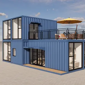 5 Schlafzimmer Fertighaus Modular Home Living Modern 20ft/40ft erweiterbare Villa Container House zu verkaufen