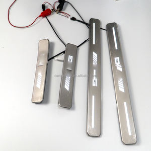 Protector <span class=keywords><strong>de</strong></span> Umbral <span class=keywords><strong>de</strong></span> Puerta <span class=keywords><strong>de</strong></span> Coche <span class=keywords><strong>de</strong></span> Lujo <span class=keywords><strong>de</strong></span> Acero Inoxidable Brabu Weave con Luz LED para Mercedes Benz Clase G G Wagon W464 G500 G63 - Product Image 3