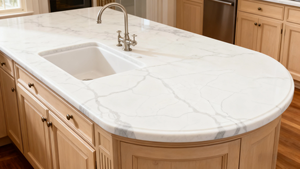 Muestra Gratuita de Losas Grandes de Cuarzo Artificial Vietnamita 100% Blanco Estatuario - Diseño Moderno para Baño, Cocina y Uso Hospitalario - Product Image 3