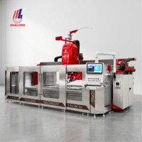 HUALONG Machinery HKNC-450J Sistema Italiano Máquina CNC Automática de 5 Ejes Sierra de Puente para Piedra y Cortadora por Chorro de Agua