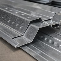 Matériaux de construction métalliques renforcés YX76-344-688, acier galvanisé haute résistance, plancher en acier pour dalle d'entrepôt