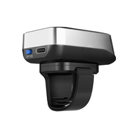 Escáner de código de barras de anillo inalámbrico 2D de gran venta compacto para lector de código de barras de dedo BT Compatible con Android para uso en almacén