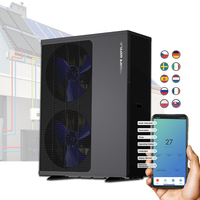 Power World pompe à chaleur air-eau en ligne acheter EVI full dc inverter hybride ac/dc pompe à chaleur solaire avec filtre