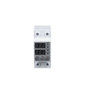 BXST 63A Digital Voltage Protector Adjustable Protection Over Under Automatic Voltage Switch