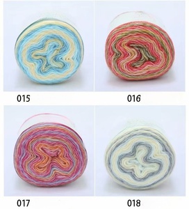 Remise 30% Acrylique Crochet 10% <span class=keywords><strong>Laine</strong></span> Mélangée 50% Lait Coton Enfant Mohair Gâteau Fil - Product Image 4